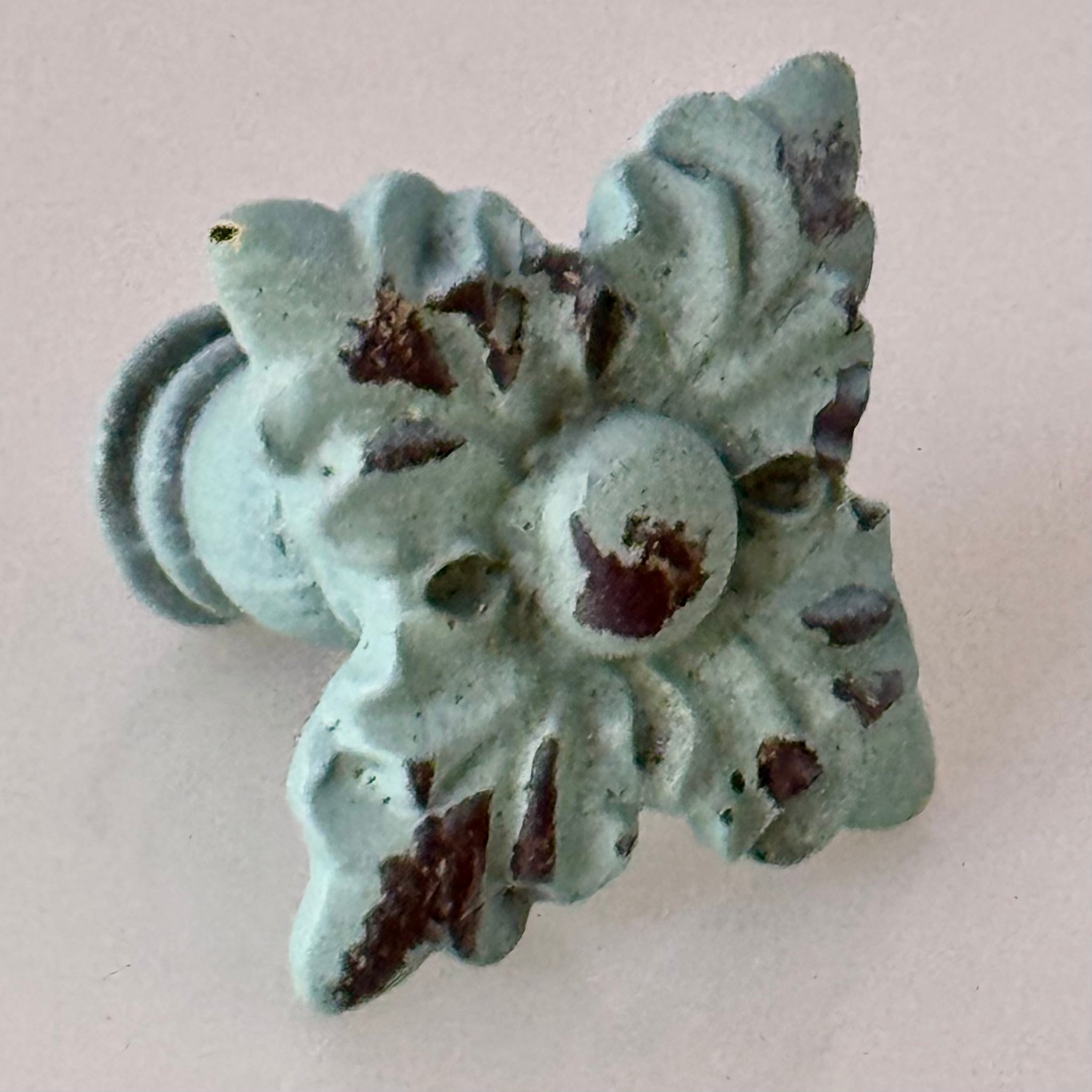 Florette Knob - Verdigris finish