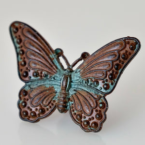 Butterfly Knob - Vintage Verdigris