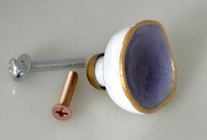 Vanity Fair Pastel Knob - Mauve