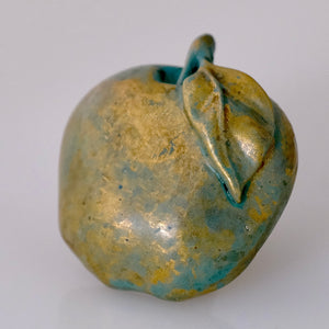 Apple Knob - Verdigris finish