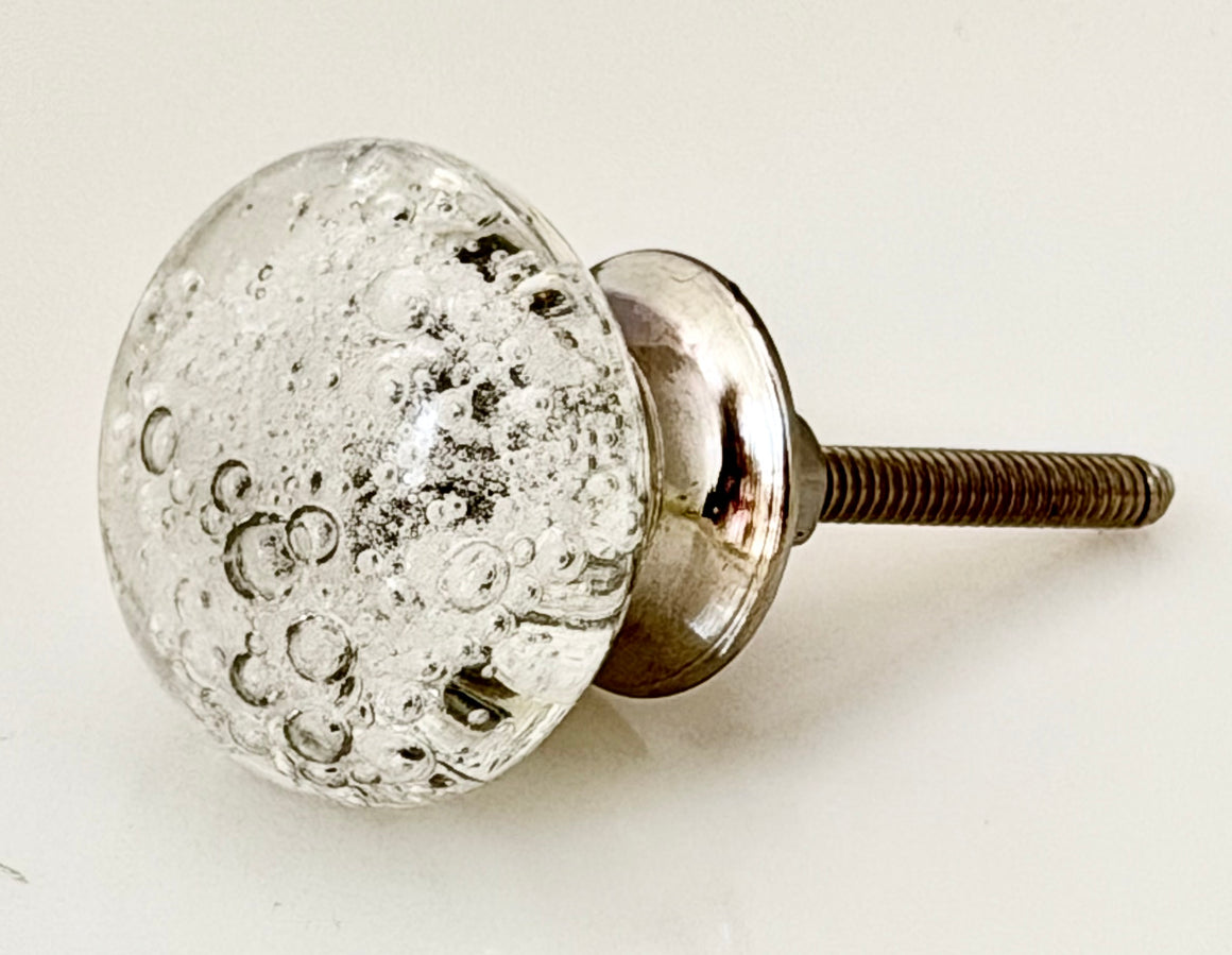 EV-62C - Bubble Glass CLEAR Knob