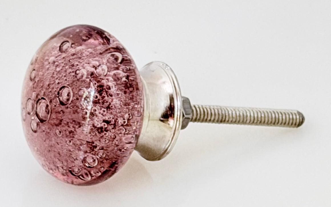 EV-62 PURPLE - Bubble Glass PURPLE Knob