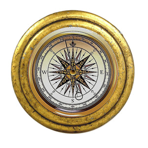 Compass Face Brass Knob Charleston Knob Company