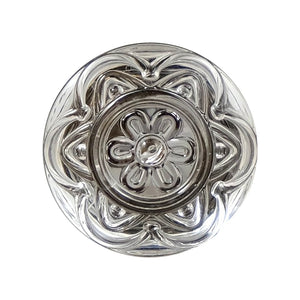 round Lucent Flower Knob one and one quarter inches in diameter