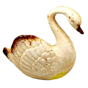 Whitewashed Swan Knob pull