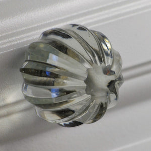 Crystal Glass Clear Knob